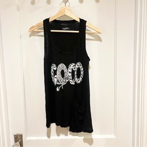 Lauren Moshi Black Coco Tank XS